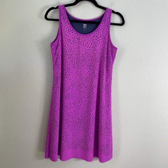 TITLE NINE Womens Small Nimblene Illusion Laser Cut Sleeveless Active Dress - Picture 6 of 9